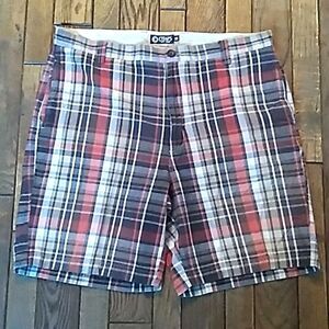 Chaps Men Plaid Shorts. Sz 36